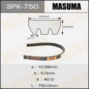 Masuma 3PK750 Ремень привода навесного оборудования