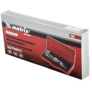Matrix 13585 Набор слесарно-монтажный с квадратами 1/4, 1/2, 53 предмета Matrix
