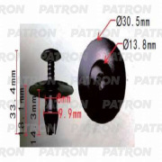PATRON P370309 Клипса пластмассовая