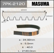 Masuma 7PK2120 Ремень привода навесного оборудования
