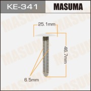 Masuma KE341 Клипса (пластиковая крепежная деталь)
