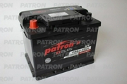 PATRON PB63550L Батарея аккумуляторная 63А/ч 550А 12В прямая поляр. стандартные (Европа) клеммы