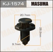 Masuma KJ1574 Клипса (пластиковая крепежная деталь)
