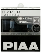 PIAA HE906H11 Лампы галогенные PIAA HYPER ARROS  (H11)  3900K 55W (2 шт) Светоотдача +120%