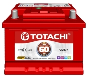 TOTACHI 4589904929939 Батарея аккумуляторная 60А/ч 540А обратная полярн. стандартные (Европа) клеммы