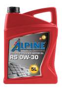ALPINE 0100242 Масло моторное ALPINE RS 0W-30 синтетика 5 л.