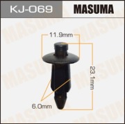 Masuma KJ069 Клипса (пластиковая крепежная деталь)