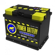 TYUMEN BATTERY 6CT60L1 Батарея аккумуляторная 60А/ч 520А прямая полярн. стандартные (Европа) клеммы