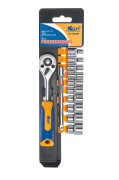 Kraft KT700320 Набор головок торцевых и принадлежностей 1/4&quot;Dr 12 предметов