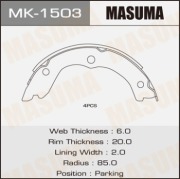 Masuma MK1503 Колодки тормозные