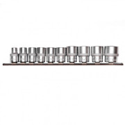 Stels 13639 Набор универсальных торцевых головок, 3/8, SpLine, CrV, 10 шт, 8-19 мм Stels