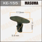 Masuma KE155 Клипса (пластиковая крепежная деталь)