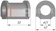 SEVI 2209 Комплект подушек стабилизатора (в упаковке 2 шт.) для а/м ВАЗ 2190-2191, 2192, 2194 "СЭВИ-ЭКСПЕРТ