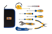 Kraft KT703000 Набор инструмента 9 предметов, сумка, Household