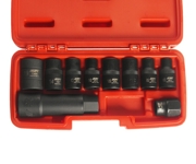 JTC JTC4918S Набор головок специальных 1/2&quot;&quot;, 3/8&quot;&quot; 5-гранных и RIBE (в кейсе) 10 предметов  /1