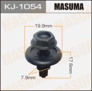 Masuma KJ1054 Клипса (пластиковая крепежная деталь)