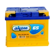 АКОМ 6CT650 Аккумулятор +EFB 65 А/ч обратная R+ 242x175x190 EN670 А