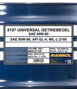 MANNOL MN8107DR Масло МКПП,мост минеральное 80W-90 GL-4 208л.