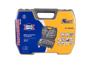 Kraft KT700305 Набор инструмента 1/2&quot;DR и 1/4&quot;DR 82 предмета, PRO