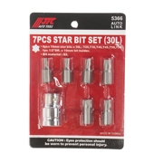 JTC JTC5366 Набор бит 1/2&quot;&quot;DR TORX T25-55 с держателем (7 предметов)