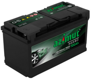 AZIMUT 6СТ100VL Батарея аккумуляторная 12В 100А/ч 900А обратная поляр. стандартные клеммы