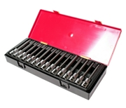 JTC JTCK4152 Набор головок с насадкой TORX, HEX, SPLINE 1/2&quot;&quot; (в кейсе) 15шт  /1