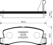 Sangsin brake SP1208