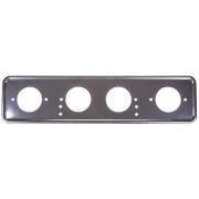 Skyway S04101006 Рамка для номера металл под болт никелированная без надписи SKYWAY 1шт
