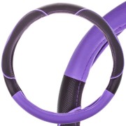 Skyway S01102397 Оплетка SKYWAY Combo-4 L Черно/Фиолетовая экокожа