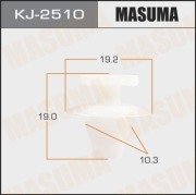 Masuma KJ2510 Клипса (пластиковая крепежная деталь)