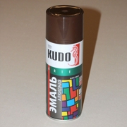 Kudo KU1012 Эмаль универсальная KUDO «3P» TECHNOLOGY Коричневая RAL 8017