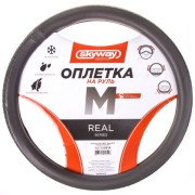 Skyway S01108014 Оплетка SKYWAY Real-8 М Серая экокожа