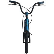 NOVATRACK 16STAMPN1CLBL8 Самокат 2-х колесный 16/12&quot;&quot; Внедорожный подростковый Novatrack City Line не складной 120 кг синий 16STAMPN1CL.BL8