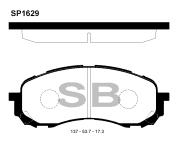 Sangsin brake SP1629