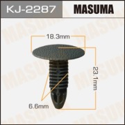 Masuma KJ2287 Клипса (пластиковая крепежная деталь)
