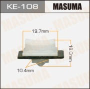 Masuma KE108 Клипса (пластиковая крепежная деталь)