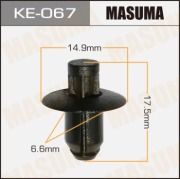 Masuma KE067 Клипса (пластиковая крепежная деталь)