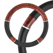 Skyway S01102027 Оплетка SKYWAY Wood-8 L Черно/Коричневая экокожа