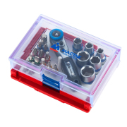 Мастак 05810020C Набор вставок (бит) 1/4&quot;&quot;, PH, PZ, Hex, Torx, Slotted, 20 предметов
