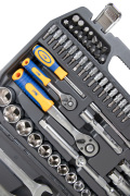Kraft KT700305 Набор инструмента 1/2&quot;DR и 1/4&quot;DR 82 предмета, PRO