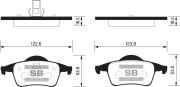 Sangsin brake SP2123