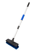 Kraft KT830048 Щетка 20 см для мытья, телескопическая ручка, 73-130 см, алюминий/полипропилен