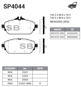 Sangsin brake SP4044
