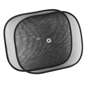 Skyway S01202001 Шторка солнцезащитная экран 44*36 см на присосках черная на боковые стекла  SKYWAY 2 шт