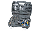 Kraft KT700682 Набор инструмента 1/2&quot;DR и 1/4&quot;DR 94 предмета с 12 гран. головками, PRO