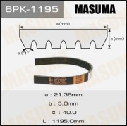 Masuma 6PK1195 Ремень привода навесного оборудования