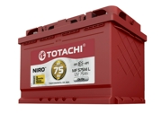 TOTACHI 4589904925399 Батарея аккумуляторная 75А/ч 770А обратная полярн. стандартные (Европа) клеммы