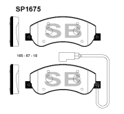 Sangsin brake SP1675