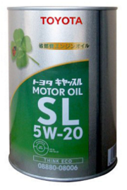 TOYOTA 0888008006 Масло моторное синтетика 5w-20 1 л.