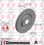 Zimmermann 430265020 Тормозной диск